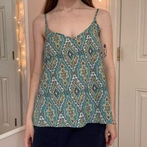 Patterned Tank Top